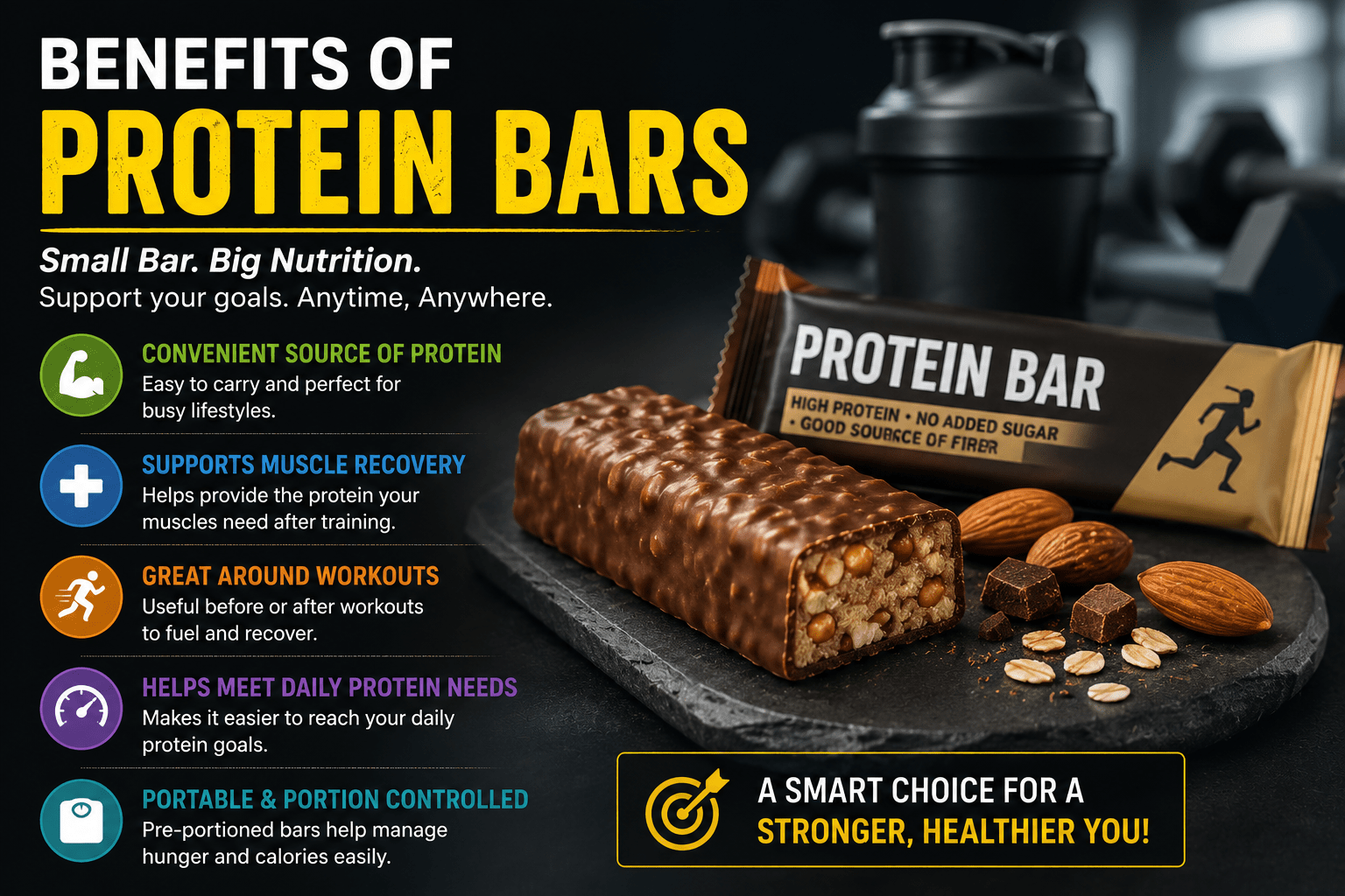 protein bar for active lifestyles