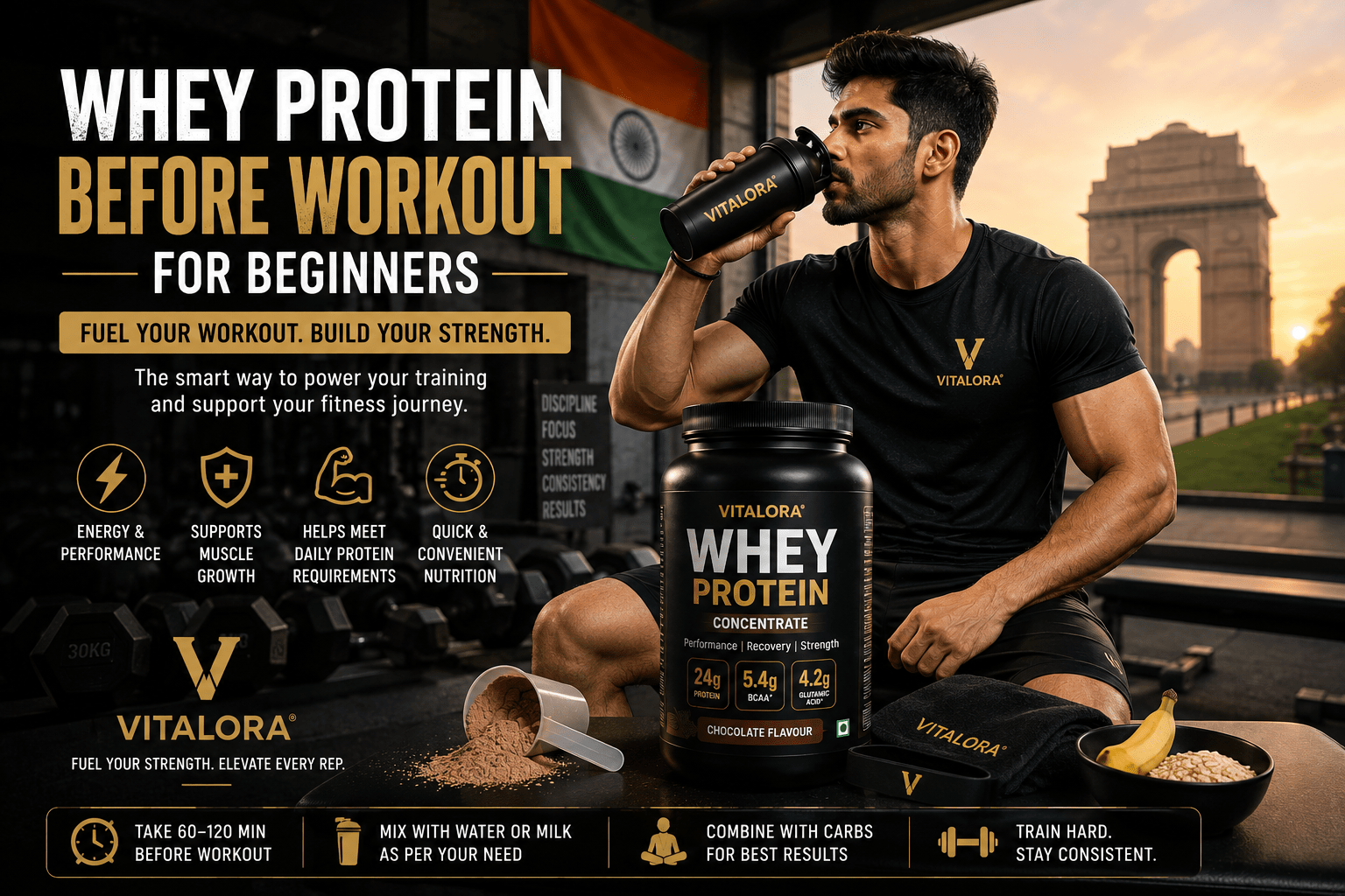 whey protein before workout for beginners