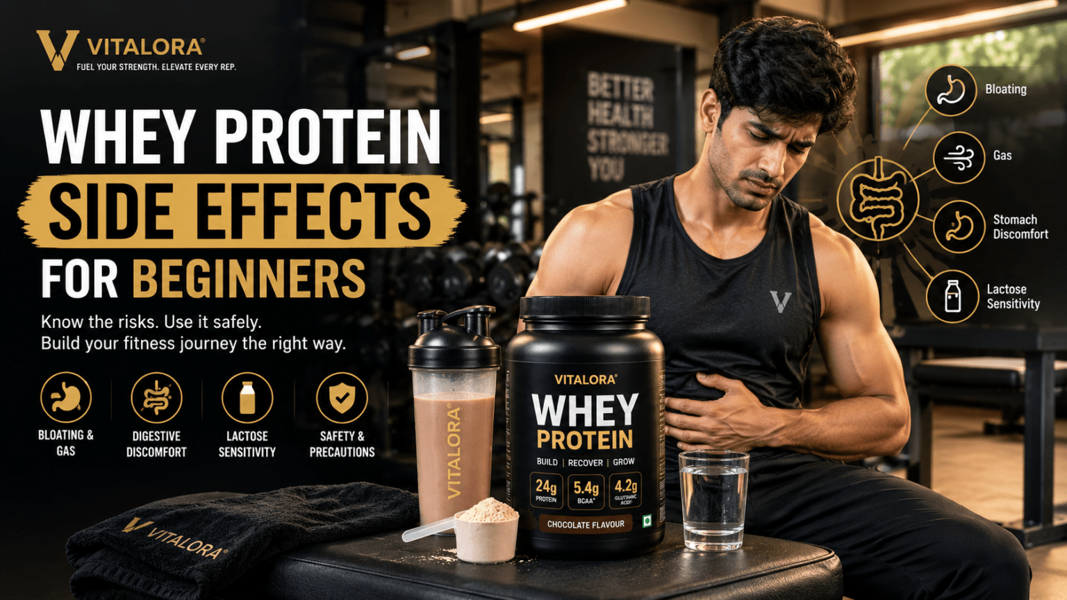 Whey Protein Side Effects for Beginners​