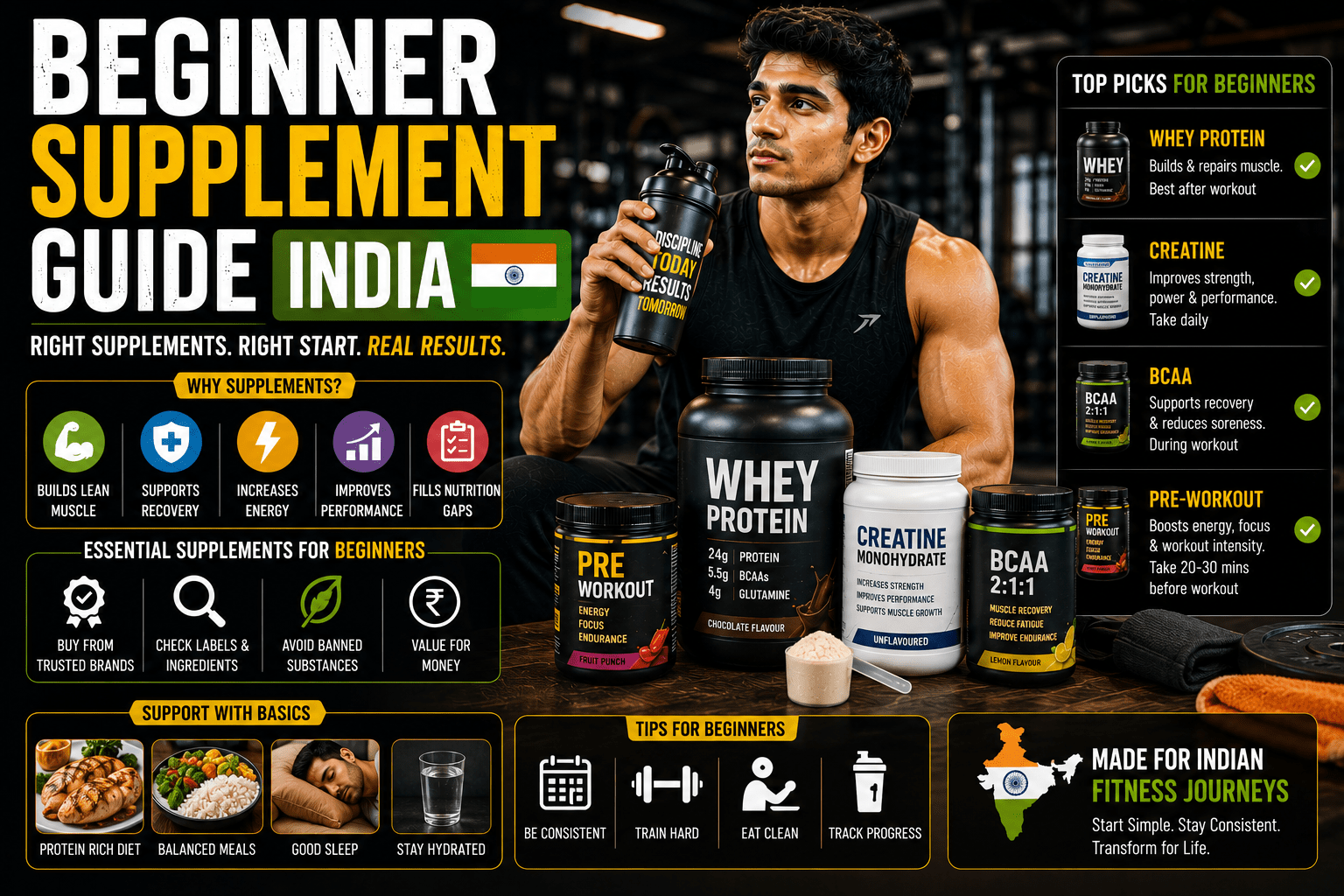 Beginner Supplement Guide India